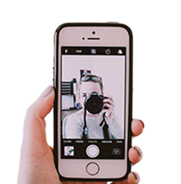 Take the picture of yourself & upload